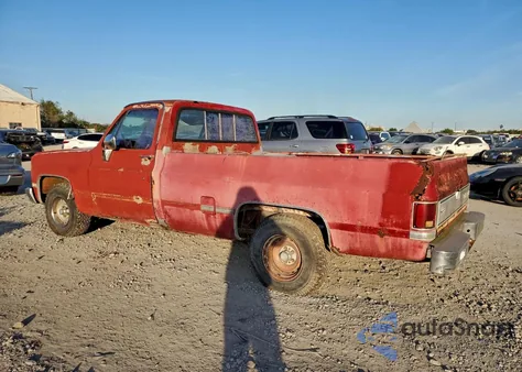 1986 Chevrolet C10 z USA, uszkodzony, nr VIN 2GCDC14H6G1156282